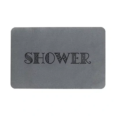 Kirkland's Shower Stone Bath Mat In Gray