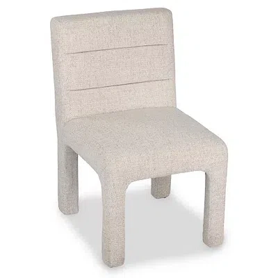 Kirkland's Silas Upholstered Dining Chair In White