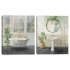 Kirkland's Simple Pleasures Bath Canvas Art Prints In Multi