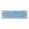 Kirkland's Simple Trim Cotton Tufted Bath Mat In Blue