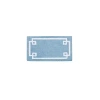 Kirkland's Simple Trim Cotton Tufted Bath Mat In Blue