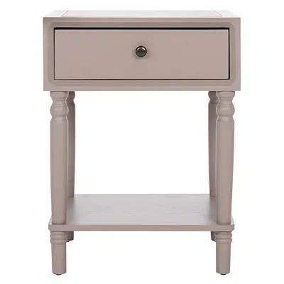 Kirkland's Single Drawer Letta Accent Table In Gray