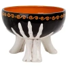Kirkland's Skeleton Hand Footed Halloween Bowl In Multi