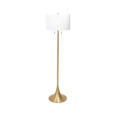 Kirkland's Sleek Modern Floor Lamp In Gold