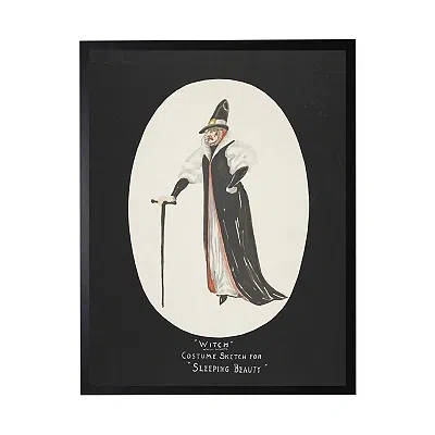 Kirkland's Sleeping Beauty Witch Framed Art Print In Multi