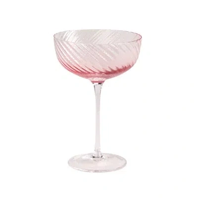 Kirkland's Sloped Ripple Coupe Glass