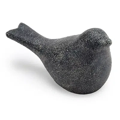 Kirkland's Small Black Stoneware Bird Figurine