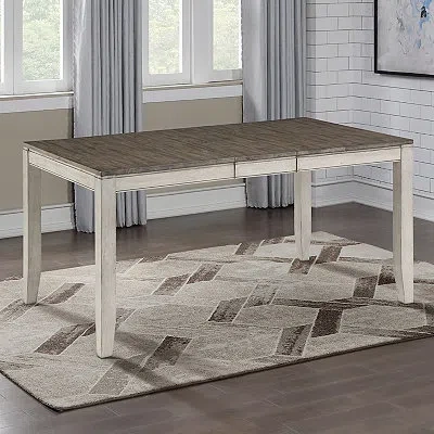 Kirkland's Smoked Alabaster And Honey Wood Dining Table In Brown