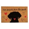 Kirkland's Smooch From The Pooch Coir Doormat In Multi