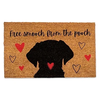 Kirkland's Smooch From The Pooch Coir Doormat In Multi