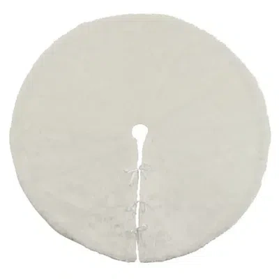 Kirkland's Snow Fur Tree Skirt In Gray