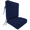 Kirkland's Solid Navy Outdoor Deep Seat Cushion In Blue