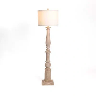 Kirkland's Spindle Charlotte Floor Lamp In Brown