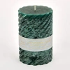 Kirkland's Spiral Pillar Candle In Green