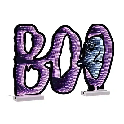 Kirkland's Spooky Boo Ghost Ekkolight Sign In Purple