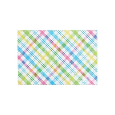 Kirkland's Spring Blossom Plaid Placemats In Multi