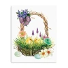 Kirkland's Spring Chicks In A Basket Canvas Art Print In Multi
