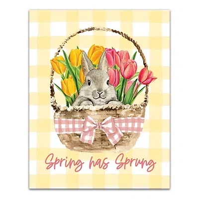 Kirkland's Spring Has Sprung Canvas Art Print In Multi