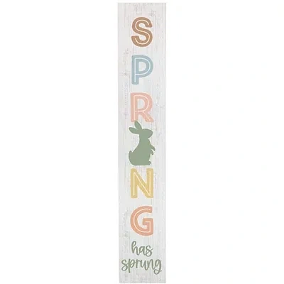 Kirkland's Spring Has Sprung Rabbit Porch Board In Multi