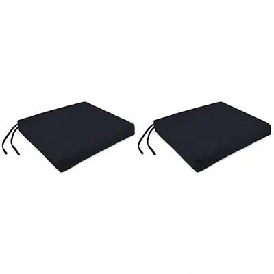 Kirkland's Square Seat Outdoor Cushions In Black
