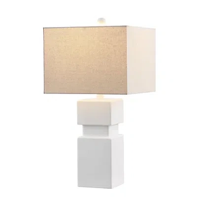 Kirkland's Square Stacked Zoe Table Lamp In Brown