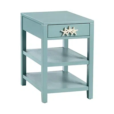 Kirkland's Starfish Accent Table In Blue