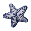 Kirkland's Starfish Shaped Hooked Pillow In Blue