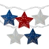 Kirkland's Stars And Stripes Rustic String Lights In Multi
