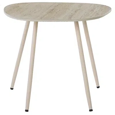 Kirkland's Stone Dixie Accent Table In Sand