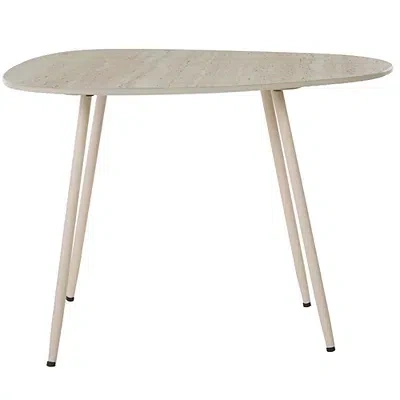 Kirkland's Stone Dixie Accent Table In Sand