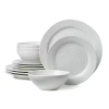 Kirkland's Stoneware Dinnerware Set In White