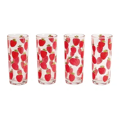 Kirkland's Strawberry Glass Tumblers