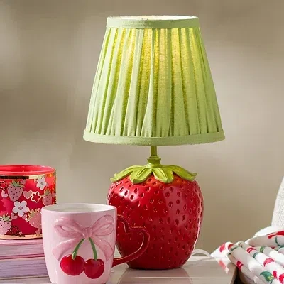 Kirkland's Strawberry Table Lamp In Multi
