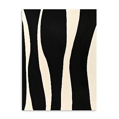 Kirkland's Striped Canvas Art Print In Multi