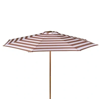 Kirkland's Striped Outdoor Umbrella In Multi