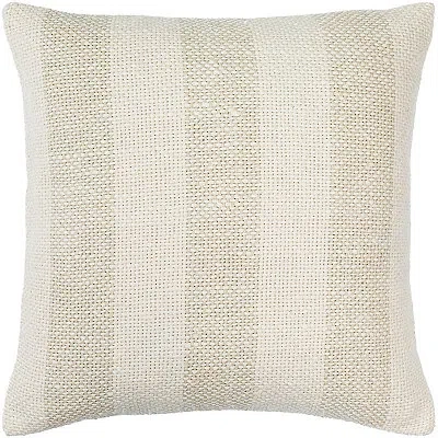 Kirkland's Striped Pillow In White