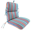 Kirkland's Striped Rolland Outdoor Chair Cushion In Multi