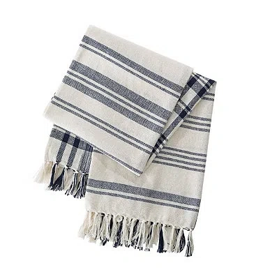 Kirkland's Striped Tassel Throw In Multi