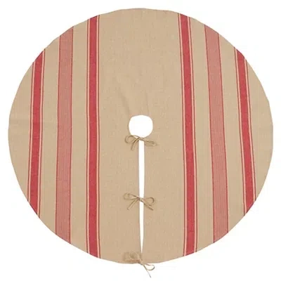 Kirkland's Striped Tree Skirt In Neutral