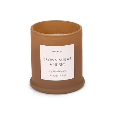 Kirkland's Sugar And Honey 1-wick Jar Candle In Brown