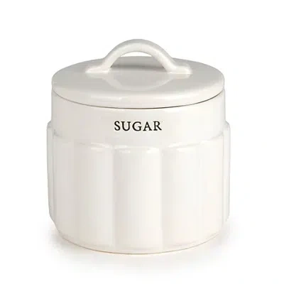 Kirkland's Sugar Coffee Bar Canister In White