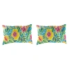 Kirkland's Summer Bay Outdoor Lumbar Pillows In Multi
