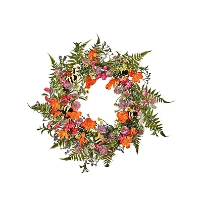 Kirkland's Summer Bloom Wreath In Multi