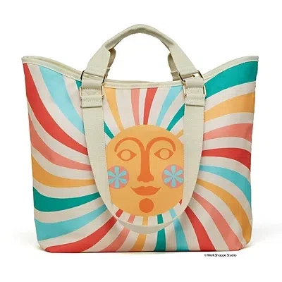 Kirkland's Sun Stripes Tote Bag In Multi