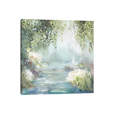 Kirkland's Sunny Forest Path Canvas Art Print In Multi