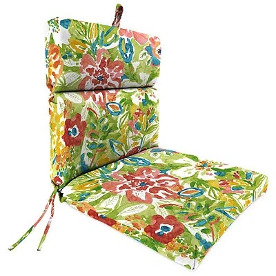 Kirkland's Sunriver Garden French Dining Chair Cushion In Green