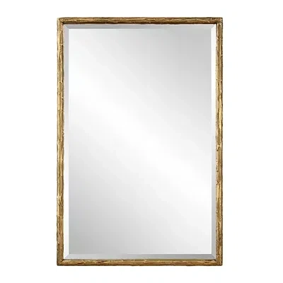 Kirkland's Sutton Distressed Gold Frame Wall Mirror