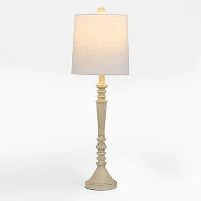 Kirkland's Sydney Ivory Resin Buffet Lamp In Multi