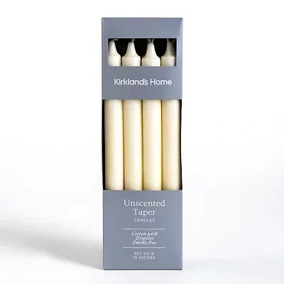 Kirkland's Taper Candles In White