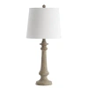 Kirkland's Tapered Column Rhett Table Lamp In White